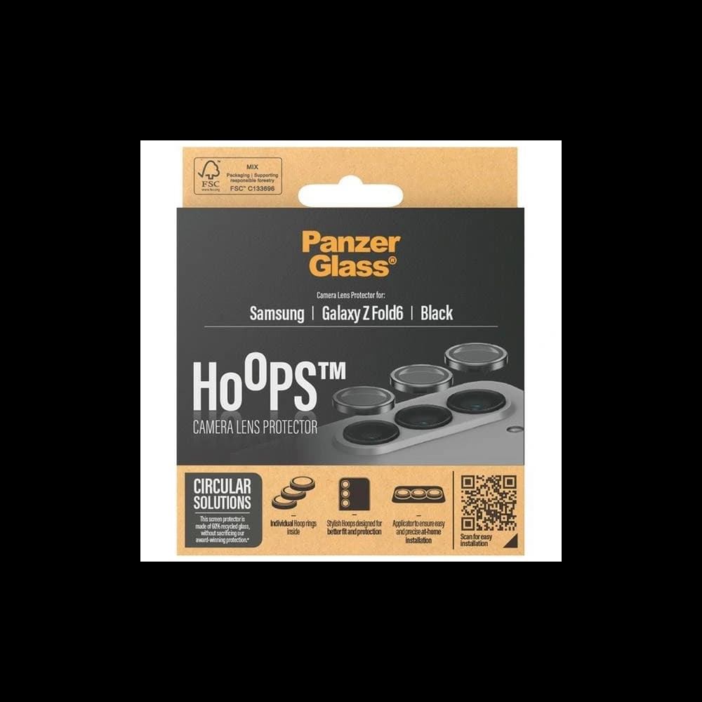 Sklo na objektiv fotoaparátu PanzerGlass Hoops Camera Samsung Galaxy Z Fold6 - 4