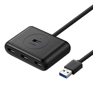 UGREEN CR113 USB-A / 4xUSB-A 3.0 5Gbps 1m adapter black