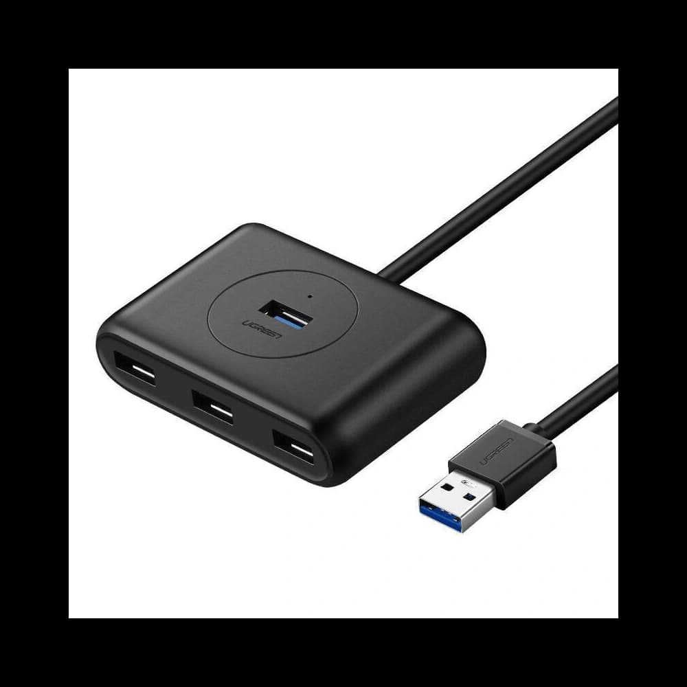 UGREEN CR113 USB-A / 4xUSB-A 3.0 5Gbps 1m adapter black - 1