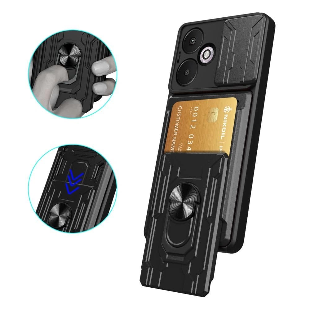 Case Tech-Protect CamShield Pro Xiaomi Redmi 13C 5G Schwarz - 2