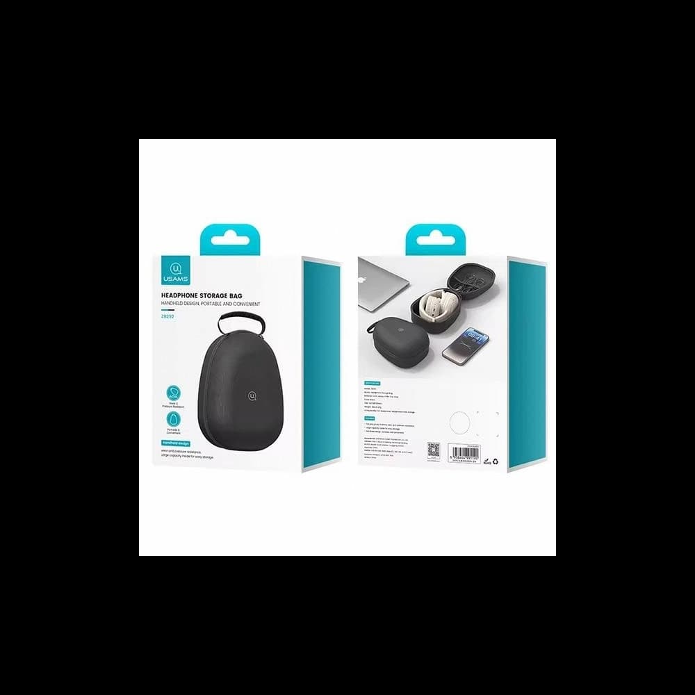 Kopfhörer-Case USAMS US-ZB292 schwarz/black - 6