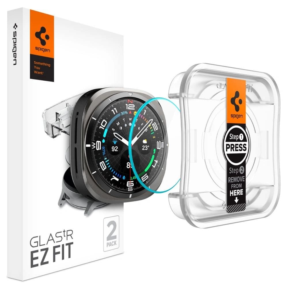 Tvrdé sklo Spigen GLAS.tR ez Fit Galaxy Watch Ultra 47mm Clear [2 PACK] - 1