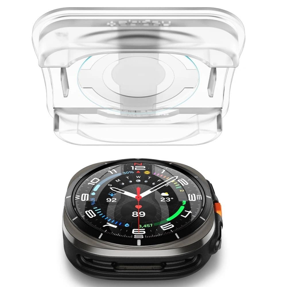 Tvrdé sklo Spigen GLAS.tR ez Fit Galaxy Watch Ultra 47mm Clear [2 PACK] - 4