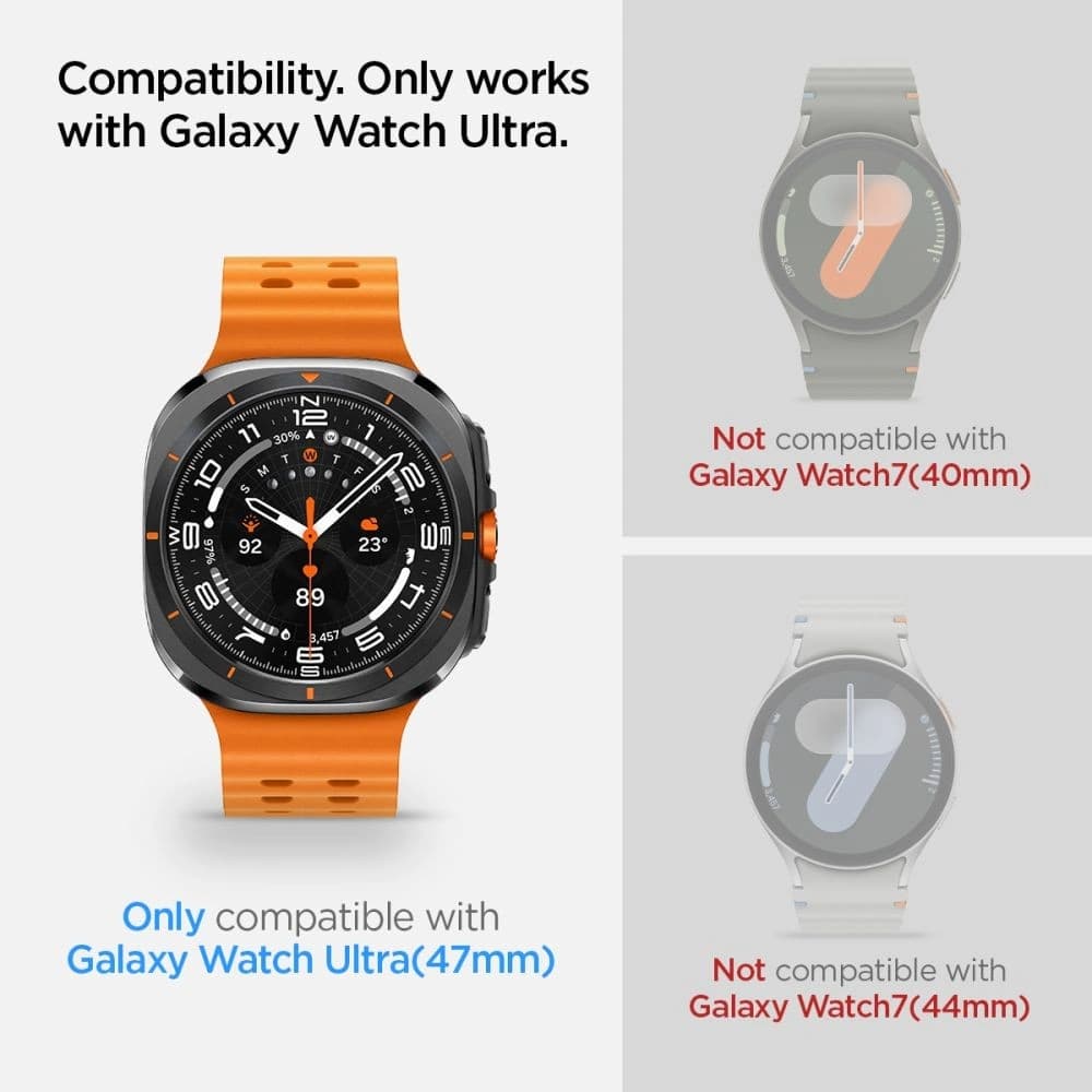 Tvrdé sklo Spigen GLAS.tR ez Fit Galaxy Watch Ultra 47mm Clear [2 PACK] - 6