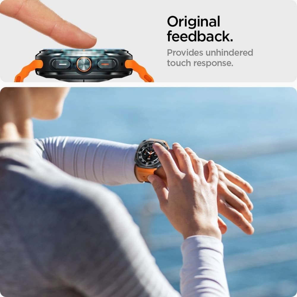 Tvrdé sklo Spigen GLAS.tR ez Fit Galaxy Watch Ultra 47mm Clear [2 PACK] - 9