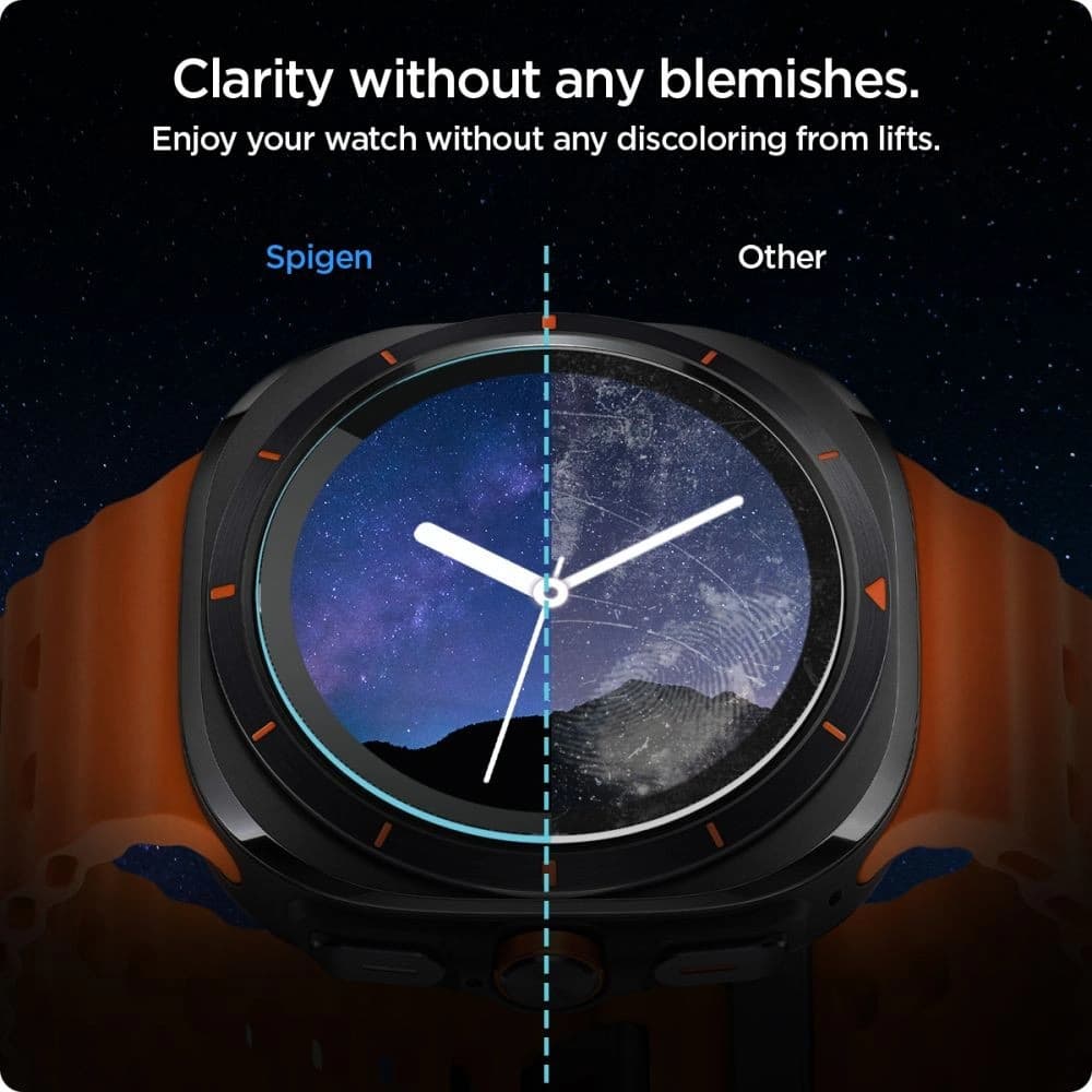 Tvrdé sklo Spigen GLAS.tR ez Fit Galaxy Watch Ultra 47mm Clear [2 PACK] - 11