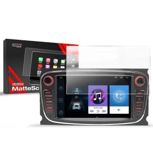Matte GrizzGlass CarDisplay Protection Android Radio 2DIN 7" Ford