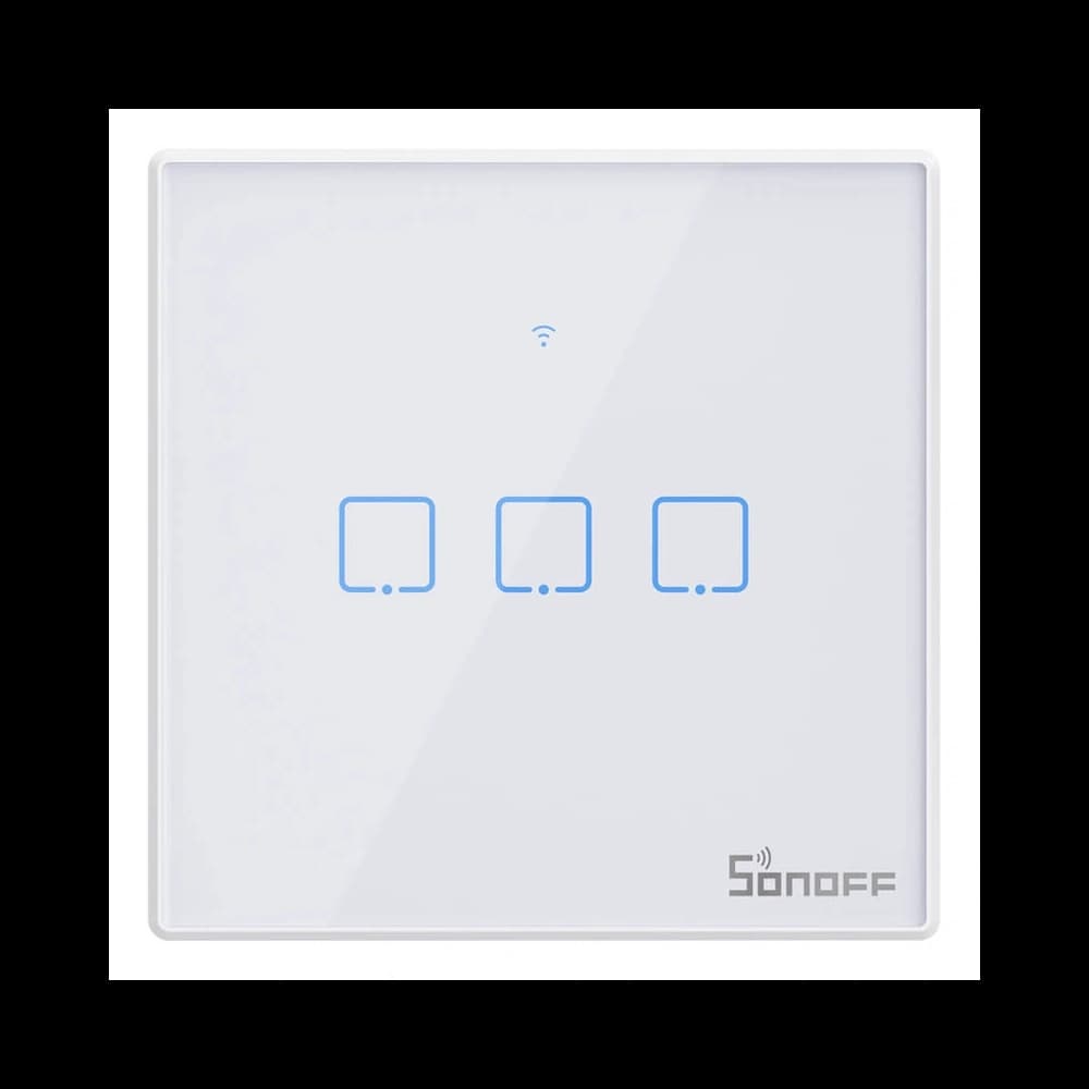 Touch light switch WiFi + RF 433 Sonoff T2 EU TX (3 channel) new version - 3