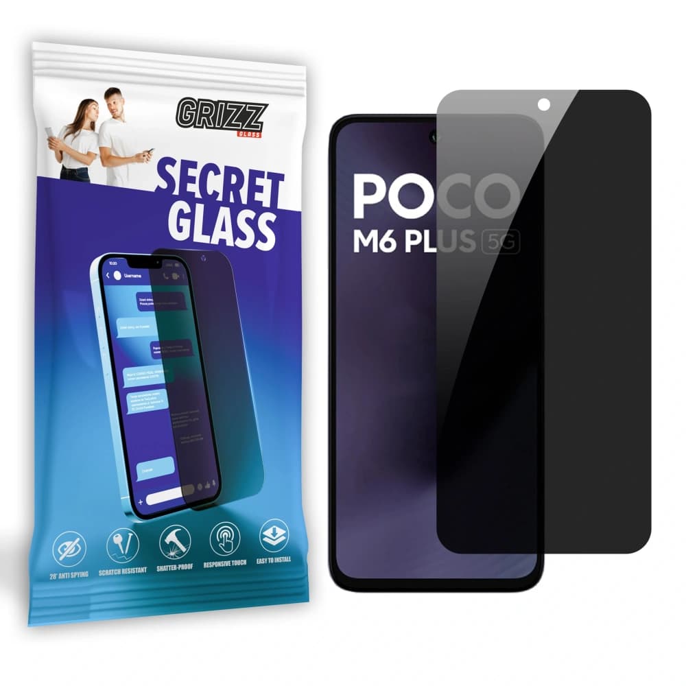 GrizzGlass Matte SecretGlass Xiaomi POCO M6 Plus 5G - 1