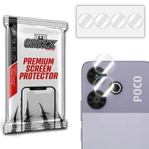 GrizzGlass HybridGlass Camera Glass for Xiaomi POCO M6 Plus 5G