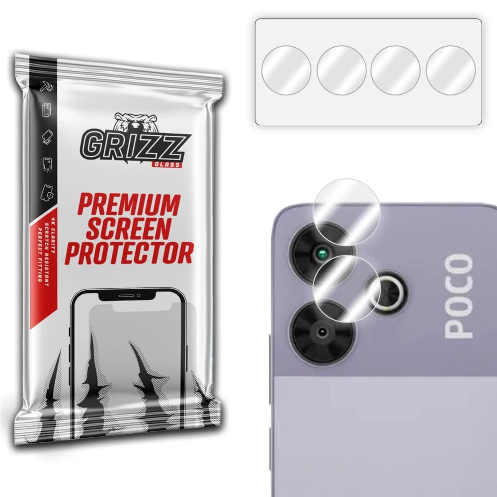 Sklo na aparát GrizzGlass HybridGlass Camera do Xiaomi POCO M6 Plus 5G - 1