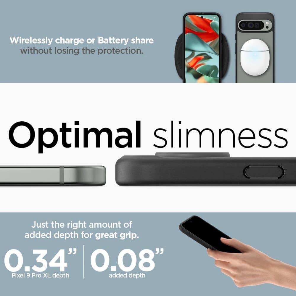 Case Spigen Ultra Hybrid Google Pixel 9 Pro XL Matte Black - 18
