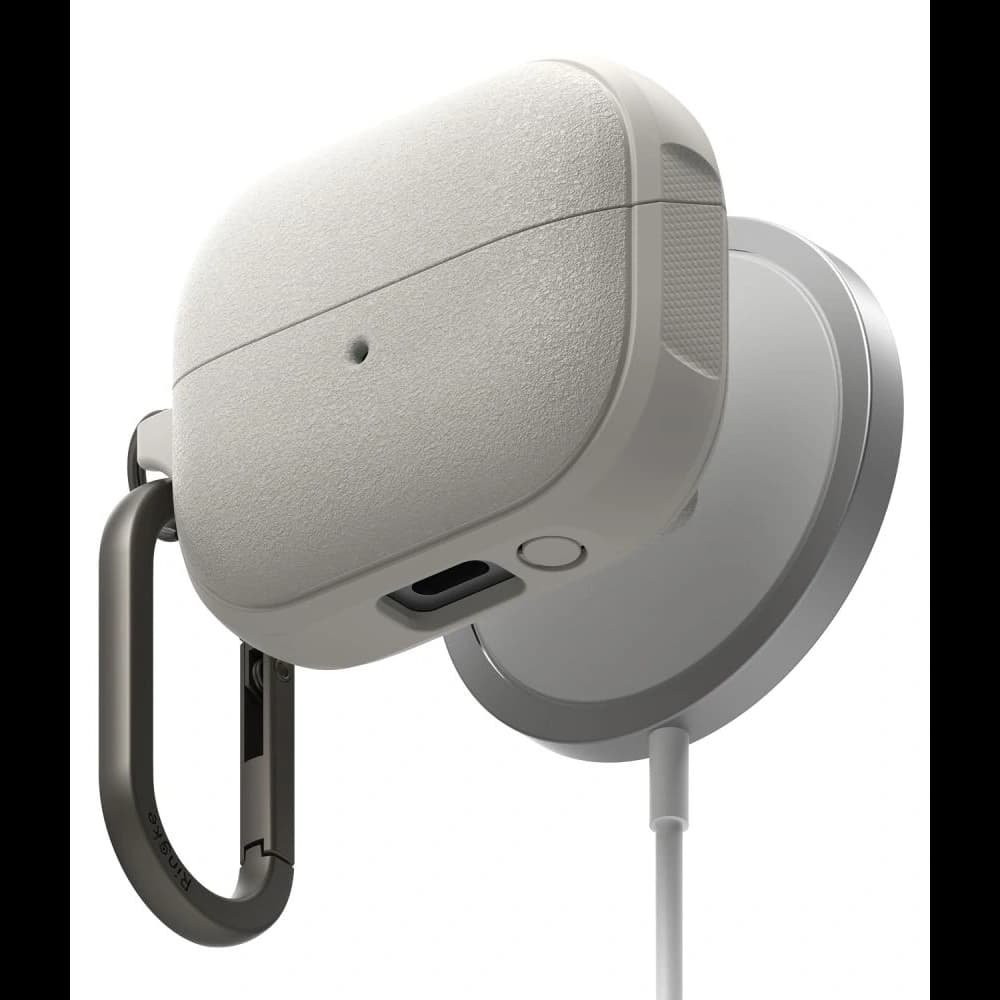 Etui Ringke Onyx Magnetic MagSafe Samsung Galaxy Buds 3 / 3 Pro Warm Grey - 1