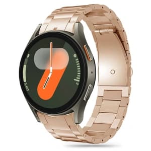 Pásek Tech-Protect Stainless Samsung Galaxy Watch 4 / 5 / 5 Pro / 6 / 7 / FE Blush Gold