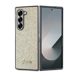 Guess Samsung Caz GUHCZFD6HGGSHD Galaxy Z Fold6 4G Glitter Script aur