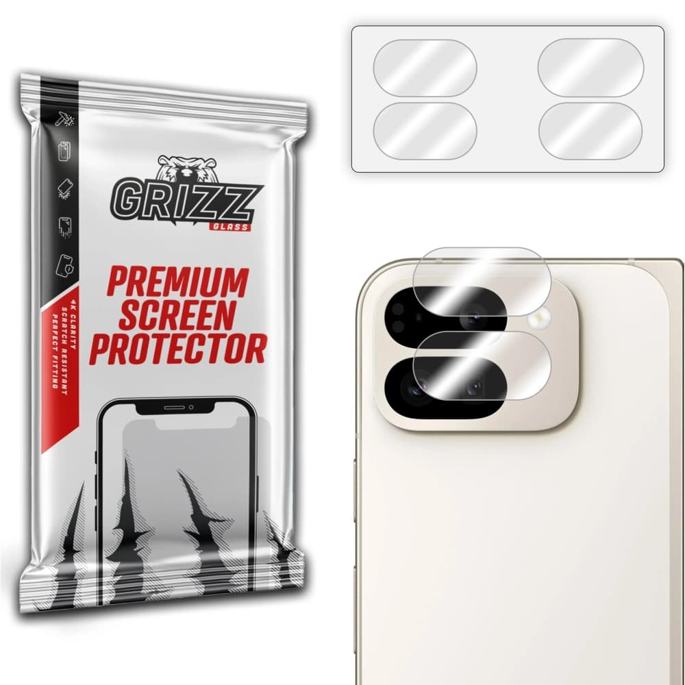 GrizzGlass HybridGlass Camera Glass for Google Pixel 9 Pro Fold - 1