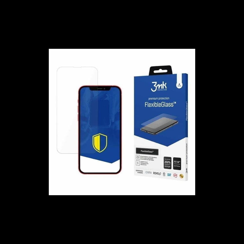 Szkło hybrydowe 3MK FlexibleGlass Apple iPhone 16e / 14 / 13 / 13 Pro - 1