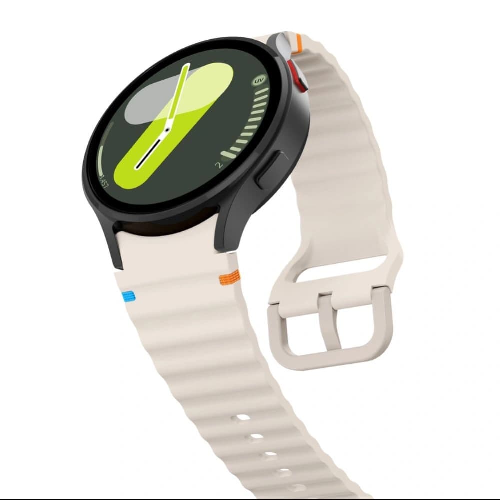 Pásek Tech-Protect Silicone Sport Samsung Galaxy Watch 4/5/5 Pro/6/7/FE Starlight - 3
