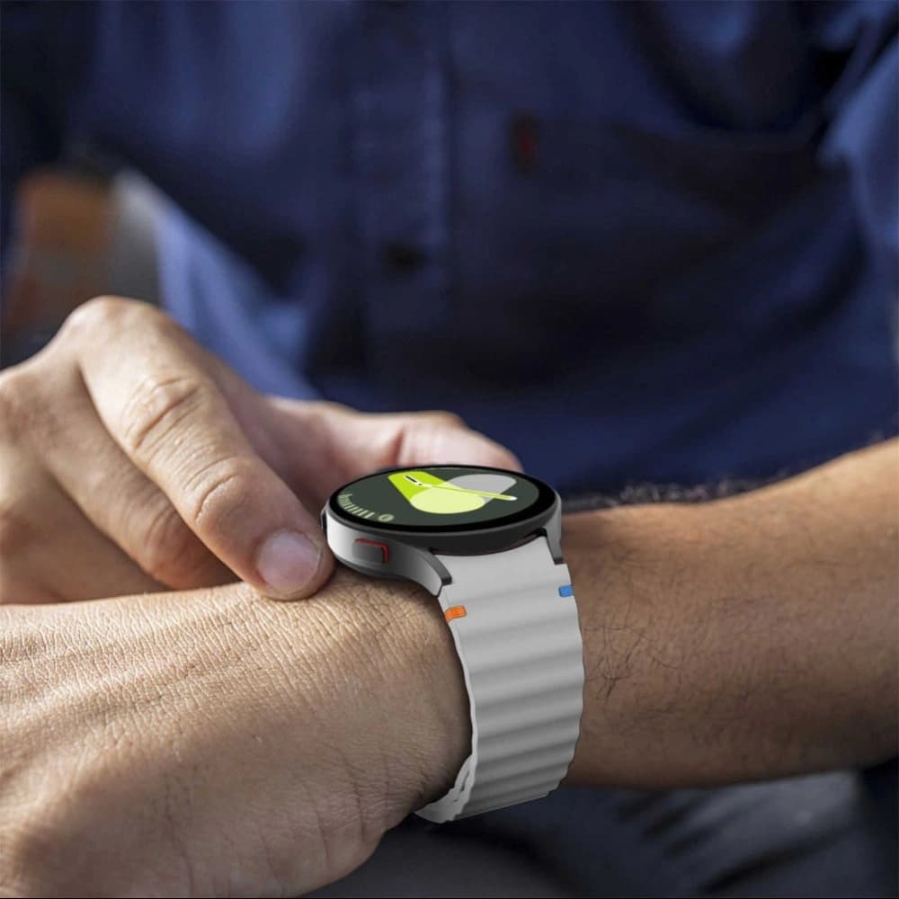 Pásek Tech-Protect Silicone Sport Samsung Galaxy Watch 4/5/5 Pro/6/7/FE Starlight - 4