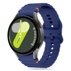 Pasek Tech-Protect Silikonový Sport Samsung Galaxy Watch 4/5/5 Pro/6/7/FE Námořnická modrá