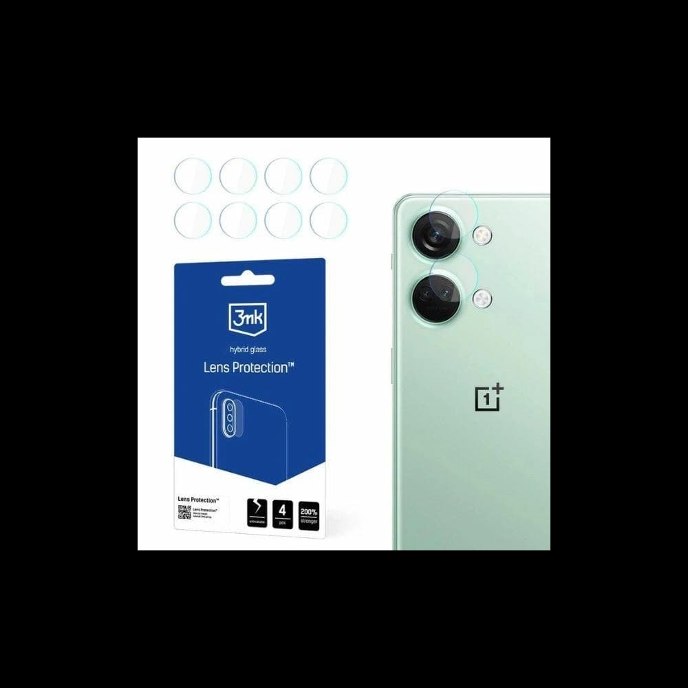 Hibrid üveg fényképezőgép lencséhez 3MK Lens Protect OnePlus Nord 3 5G [4 PACK] - 1
