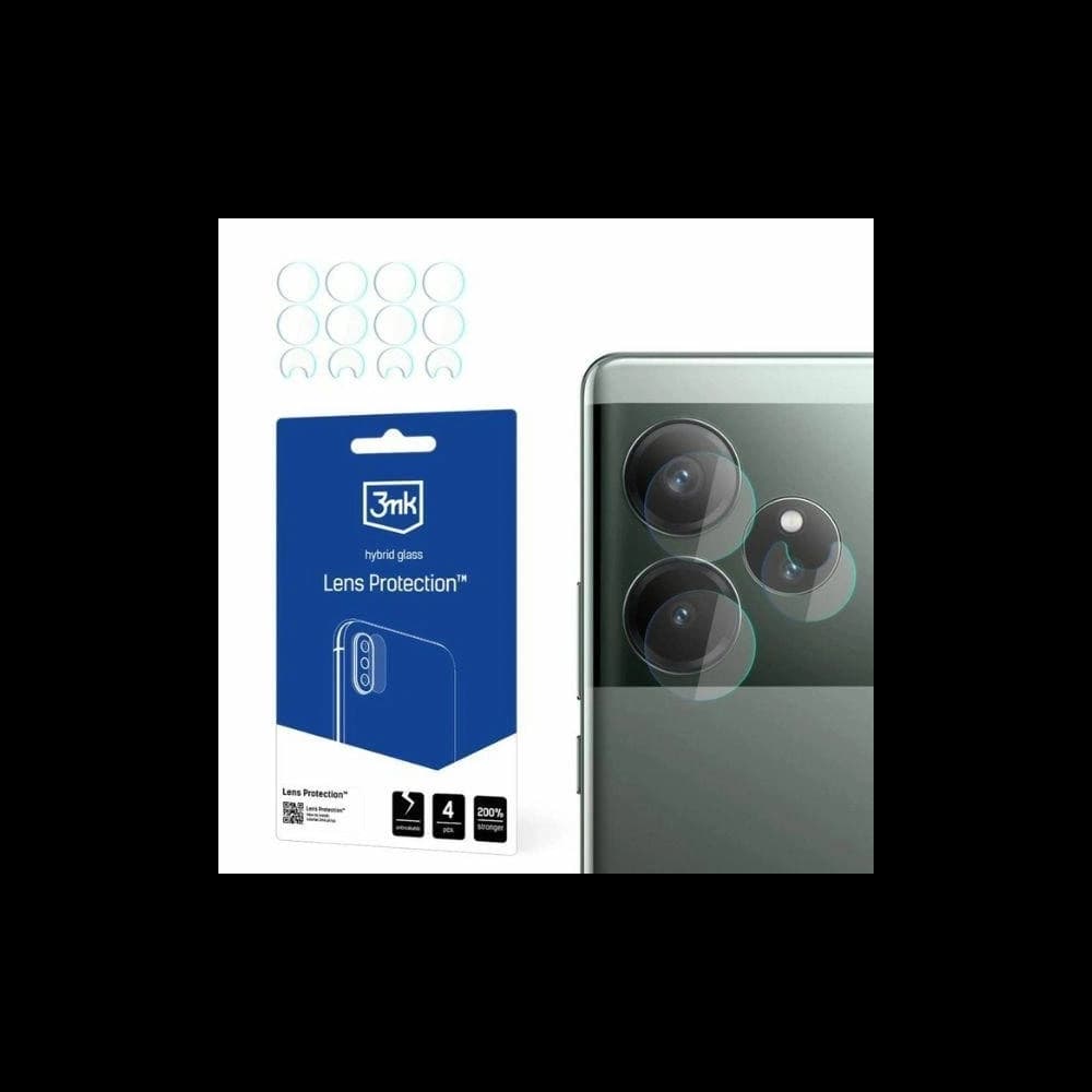 Hybridglas für die Kameraobjektiv 3MK Lens Protect Realme GT 6T [4 PACK] - 1