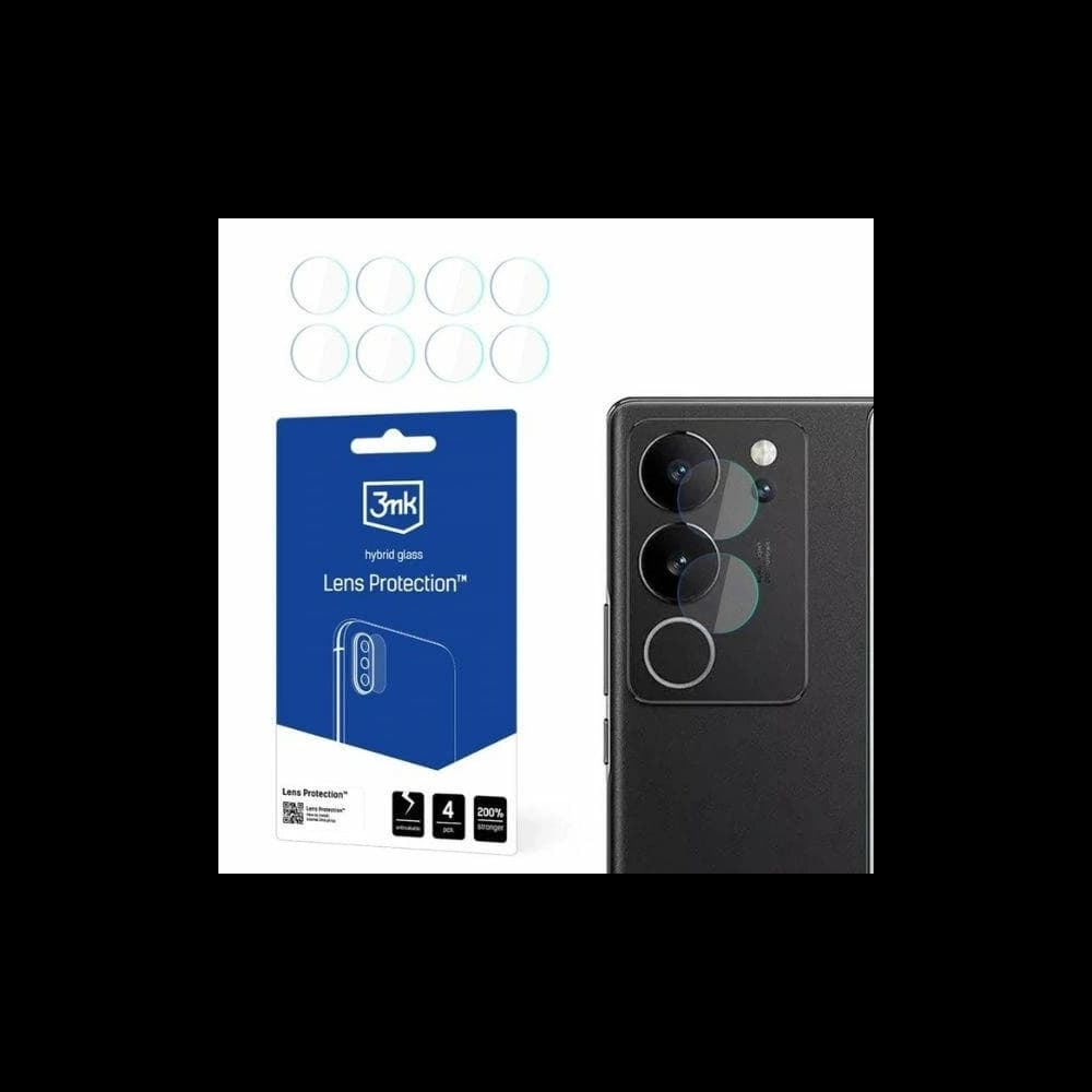Hybridglas für die Kameraobjektiv 3MK Lens Protect Vivo V29 5G [4 PACK] - 1