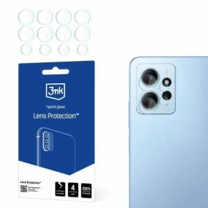 Hybriční sklo na objektiv fotoaparátu 3MK Lens Protect Xiaomi Redmi 12 [4 PACK]