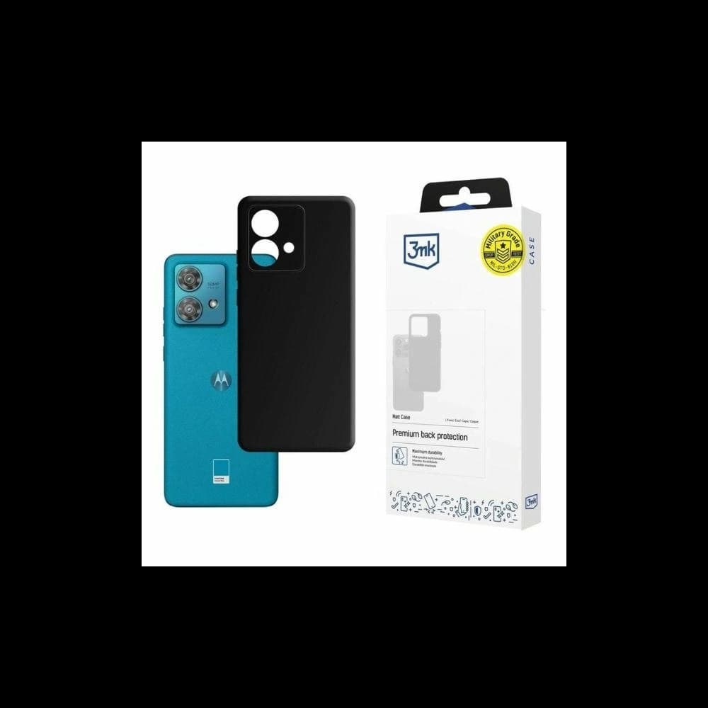 Case 3MK Matt Case Motorola Edge 40 Neo schwarz - 1