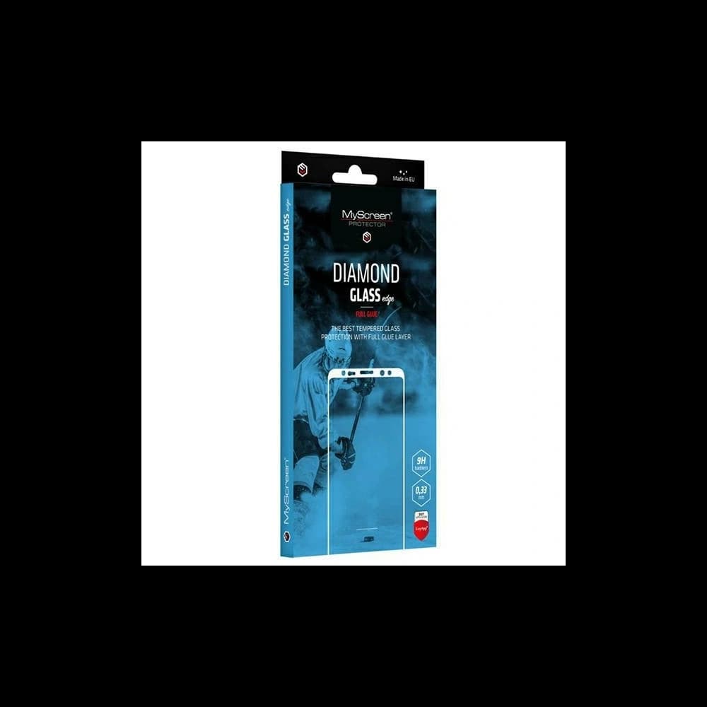 MyScreen Diamond Glass Edge Full Glue Tempered Glass for Oppo Reno12 F black - 1