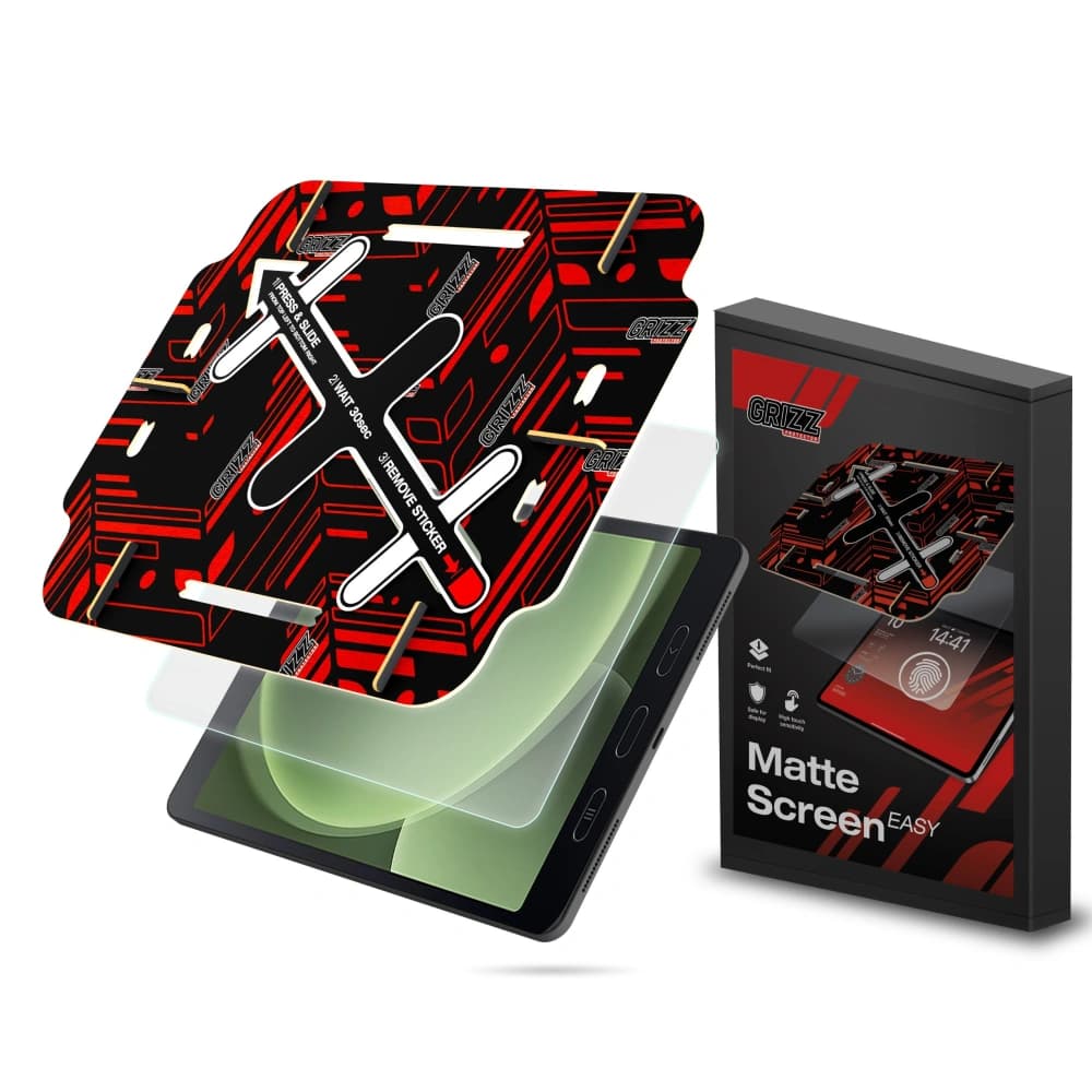 Matná fólie GrizzGlass MatteScreen Easy pro Samsung Galaxy Tab Active 5 - 1