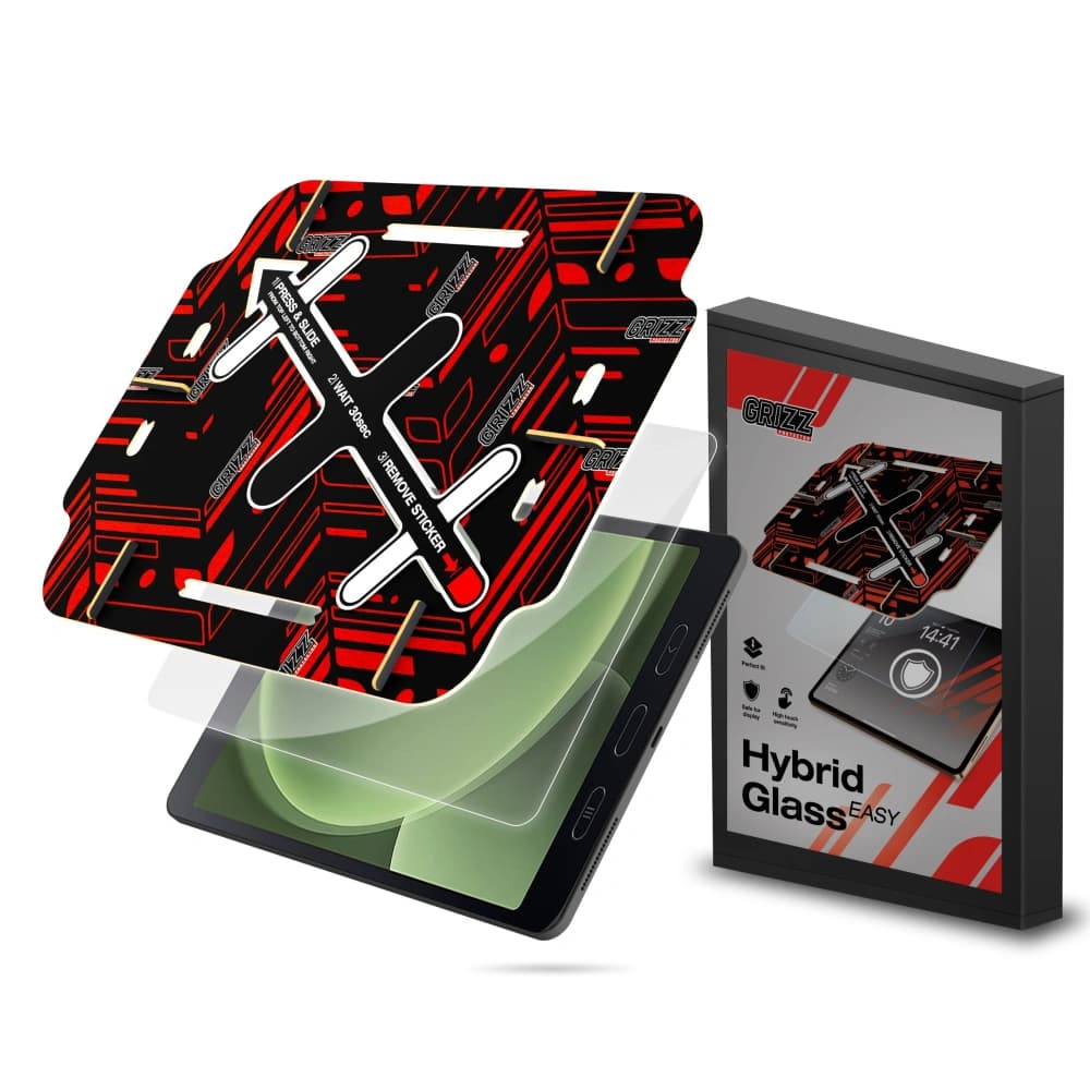 Hybridní sklo GrizzGlass HybridGlass Easy pro Samsung Galaxy Tab Active 5 - 1