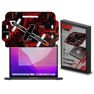 Hybrid glass GrizzGlass HybridGlass Easy for Apple MacBook Pro 13" 2022