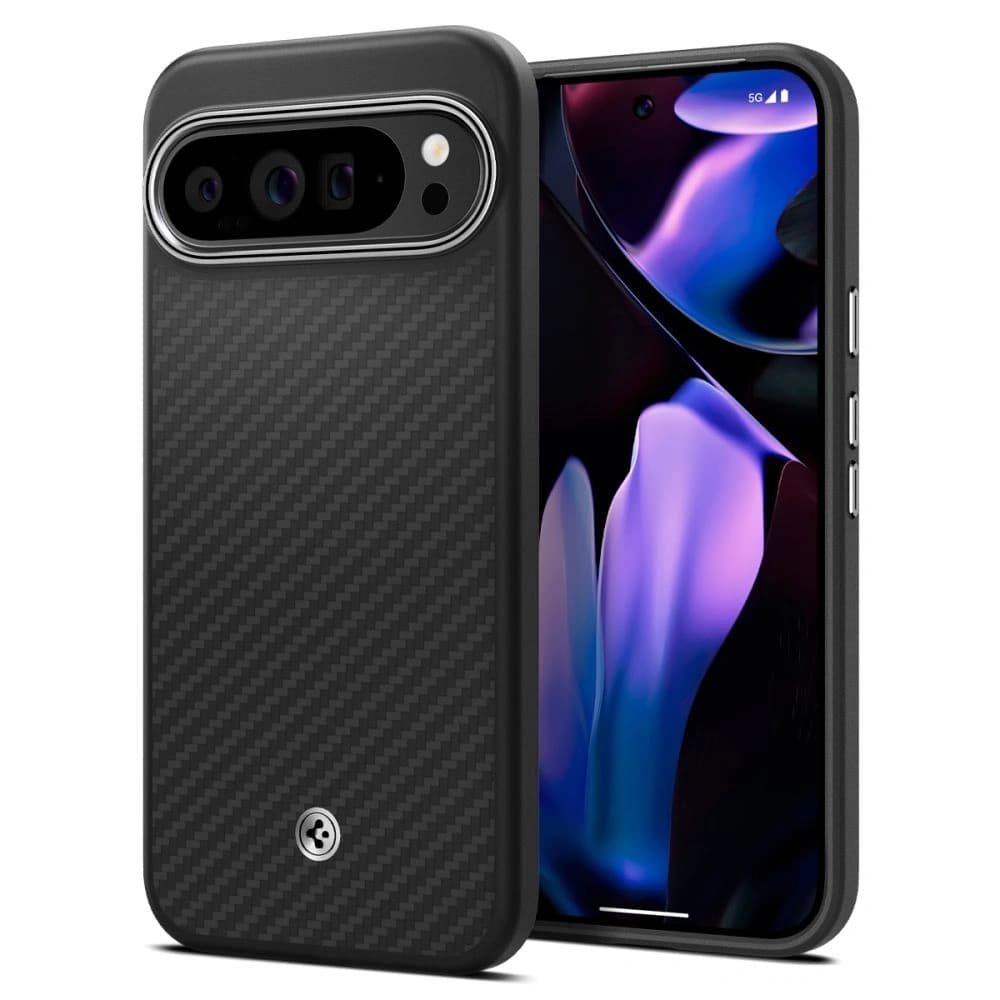 Spigen Enzo Aramid Case for Google Pixel 9 Pro XL Matte Black - 1