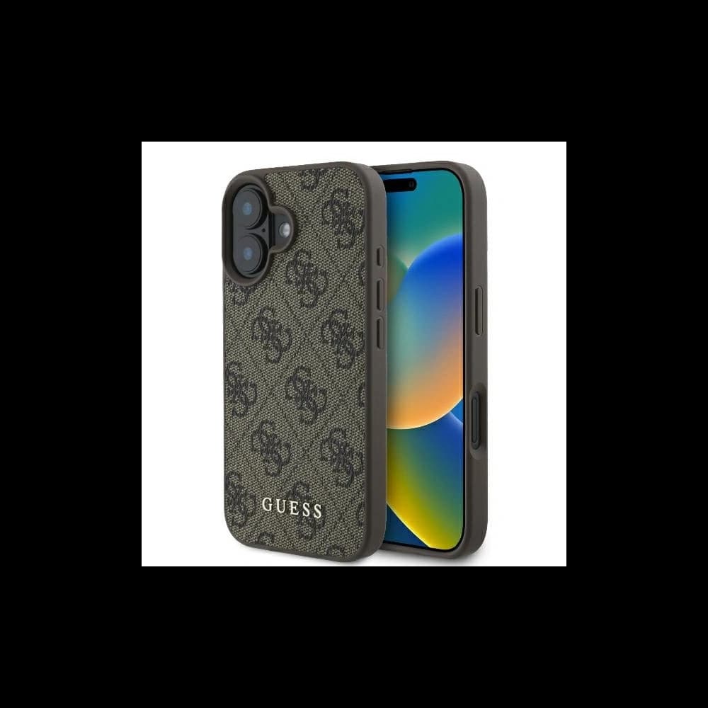 Eset Guess GUHCP16MG4GFBR Apple iPhone 16 Plus keménytok 4G Klasszikus barna - 1