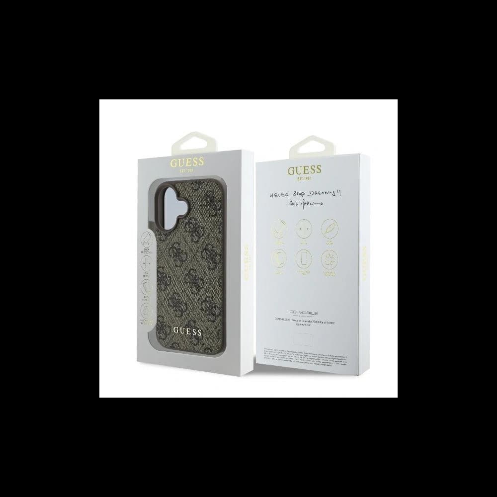 Eset Guess GUHCP16MG4GFBR Apple iPhone 16 Plus keménytok 4G Klasszikus barna - 8