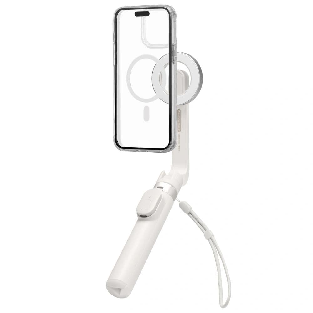 Spigen S571W MagSafe Bluetooth selfie tyč a stativ Dune Beige - 3