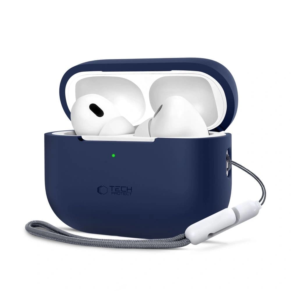 Etui Tech-Protect Silicone Apple Airpods Pro 1 / 2 Navy Blue - 1