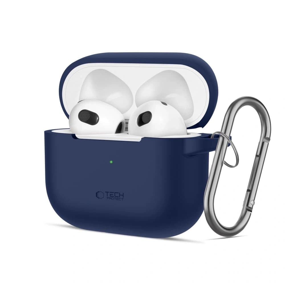 Tech-Protect Silicone Hook Apple Airpods 3 Navy Blue - 1