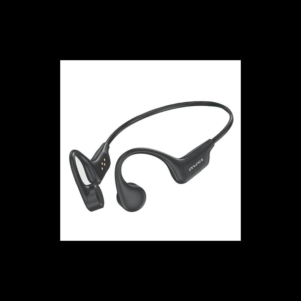AWEI A899BL bone conduction wireless headphones black - 1