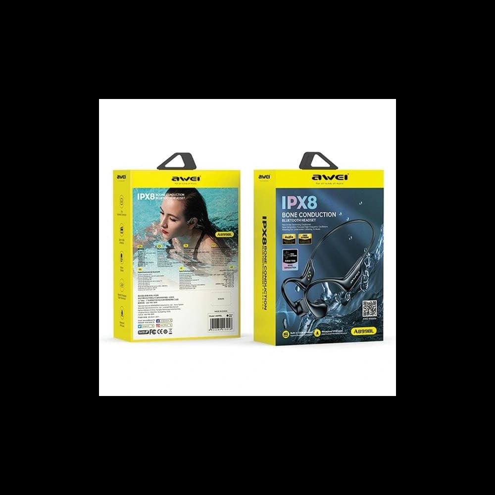 AWEI A899BL bone conduction wireless headphones black - 6