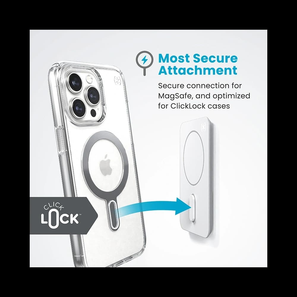 Speck Überall Mount + ClickLock MagSafe magnetischer Halter (weiß) - 5