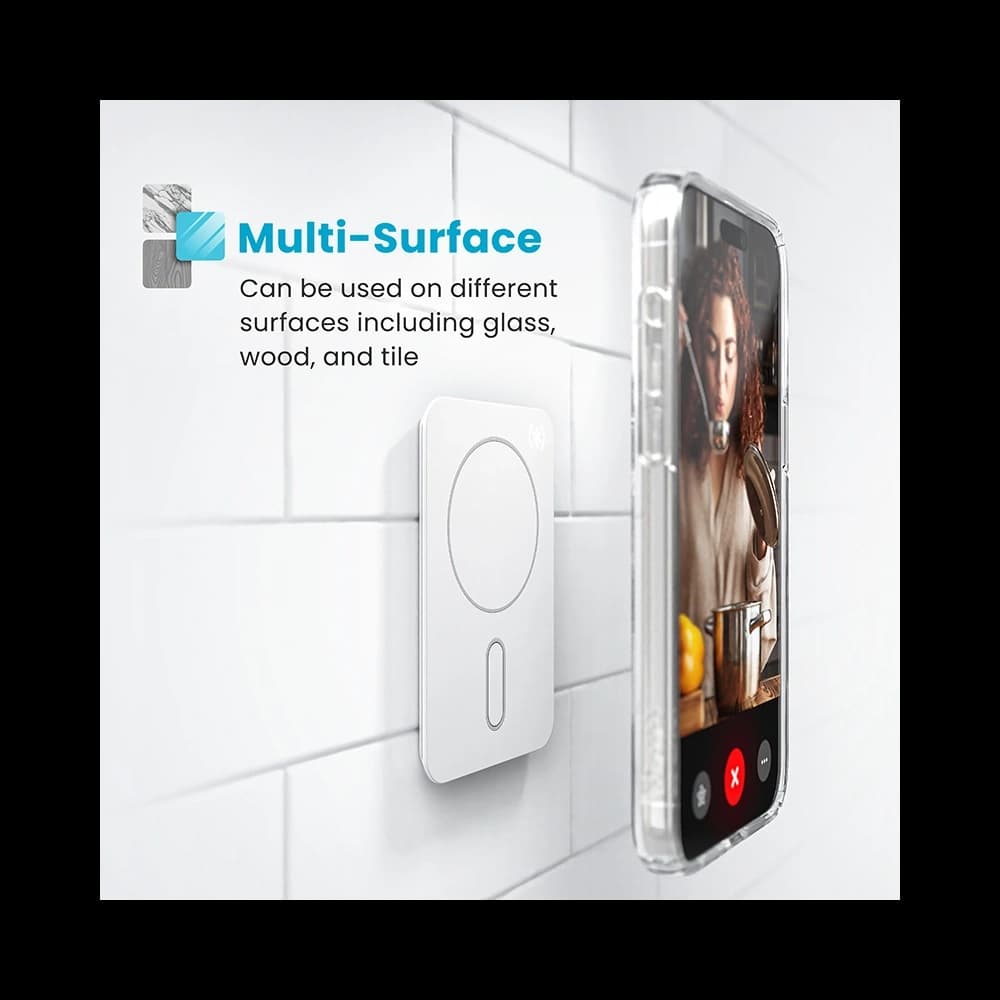 Speck Überall Mount + ClickLock MagSafe magnetischer Halter (weiß) - 6