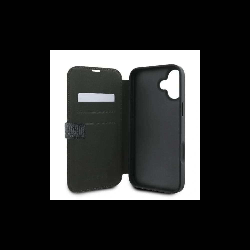 Etui Guess GUBKP16M4GMGGR Apple iPhone 16 Plus book 4G Metal Logo czarny - 7