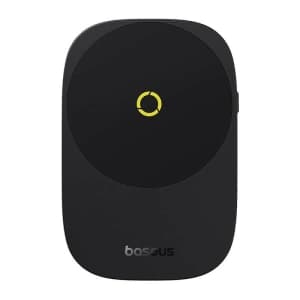 Baseus MagPro II Ultra-tenký chladící držák s nabíječkou 15W (černá)