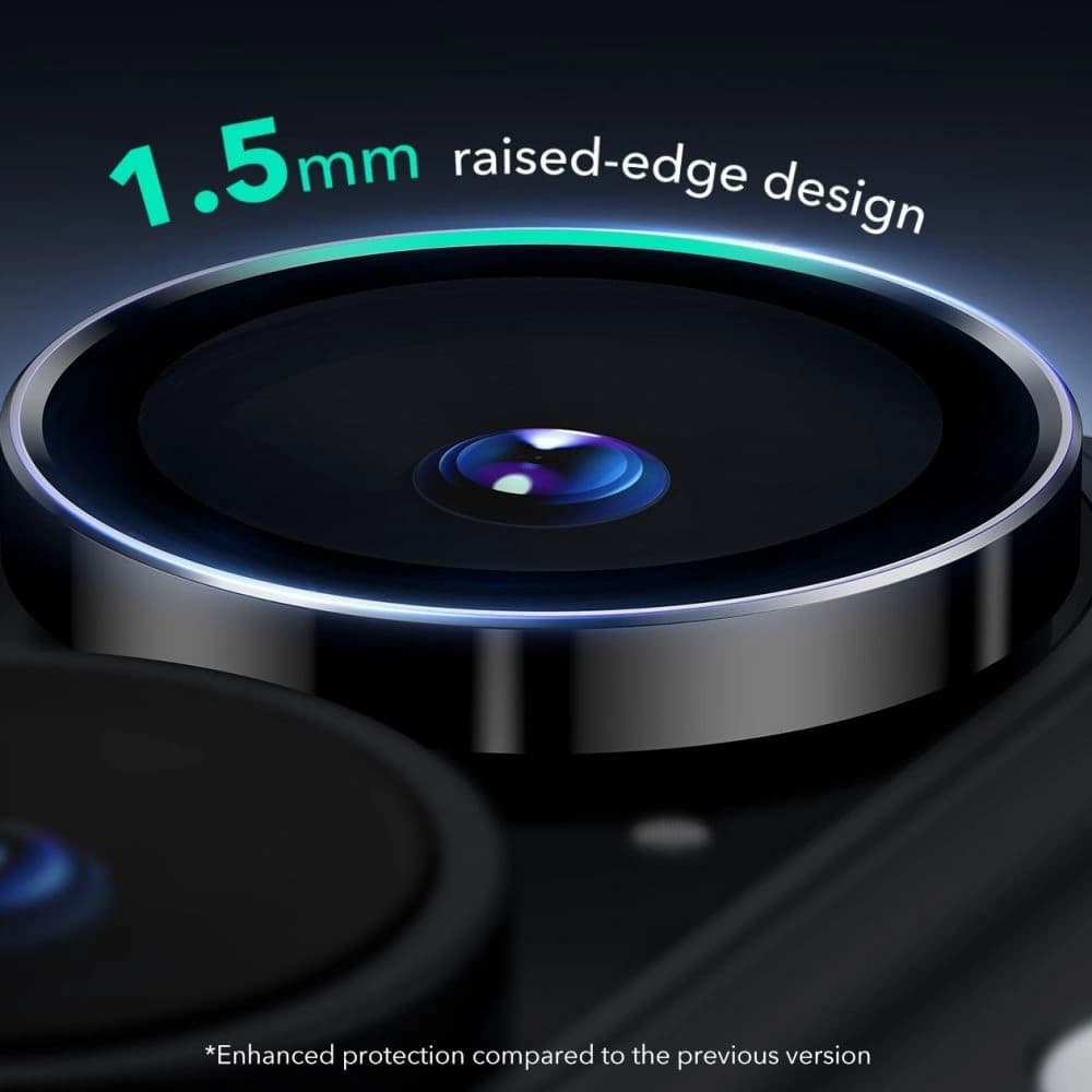 Osłona na aparat ESR Armorite Camera Protector Apple iPhone 16 / 16 Plus Black - 3