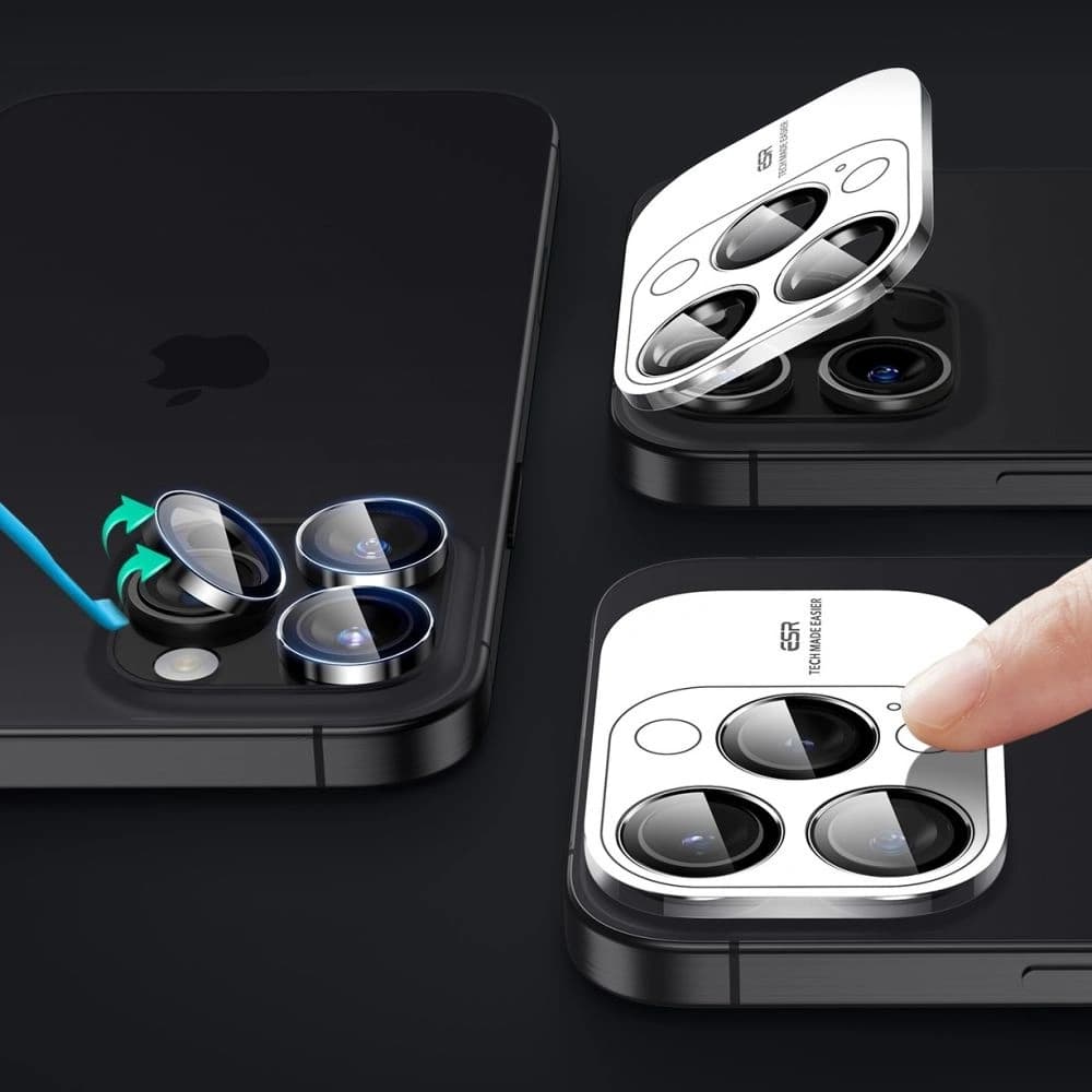 ESR Ochranný kryt kamery Armorite Apple iPhone 16 Pro / 16 Pro Max Černý - 6