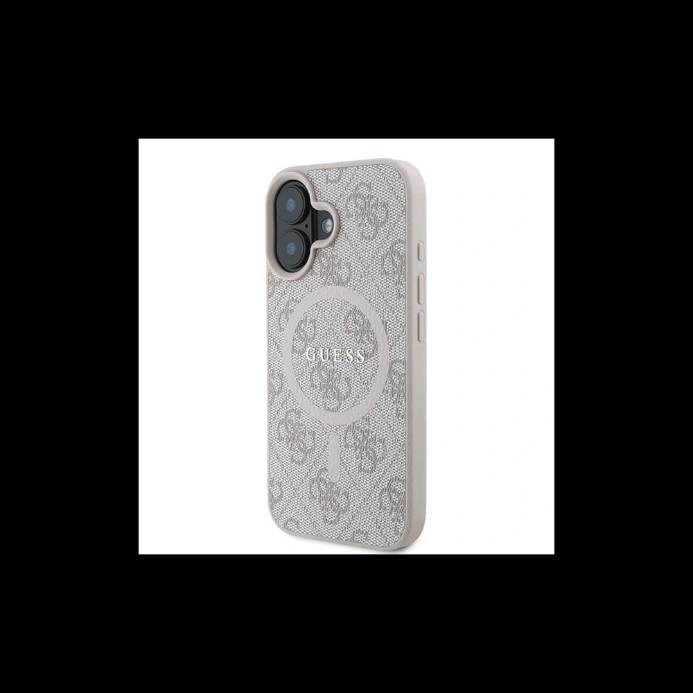 Guess GUHMP16MG4GFRP Apple iPhone 16 Plus Hartschale 4G Ring Classic Logo MagSafe pink - 2