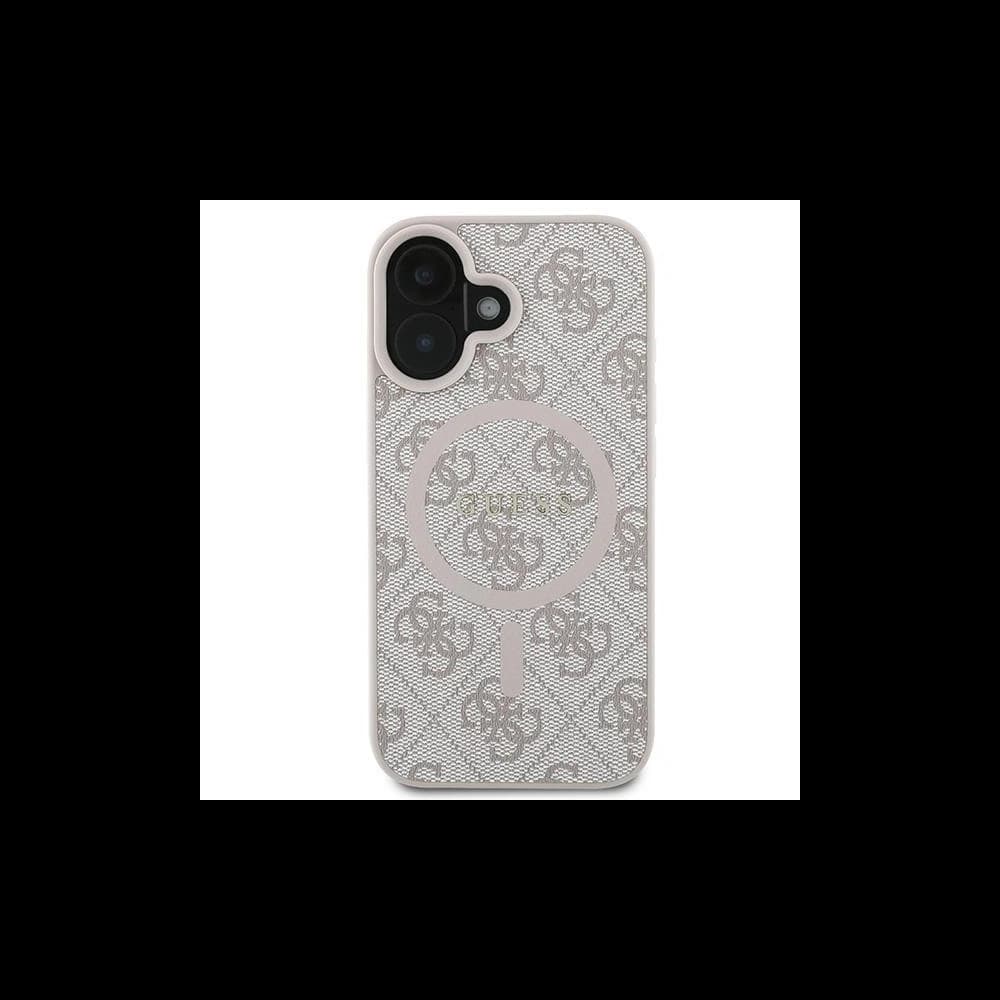 Guess GUHMP16MG4GFRP Apple iPhone 16 Plus Hartschale 4G Ring Classic Logo MagSafe pink - 3