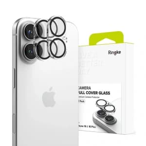 Szkło hartowane na aparat Ringke Camera Protector Apple iPhone 16 / 16 Plus Clear [2 PACK]